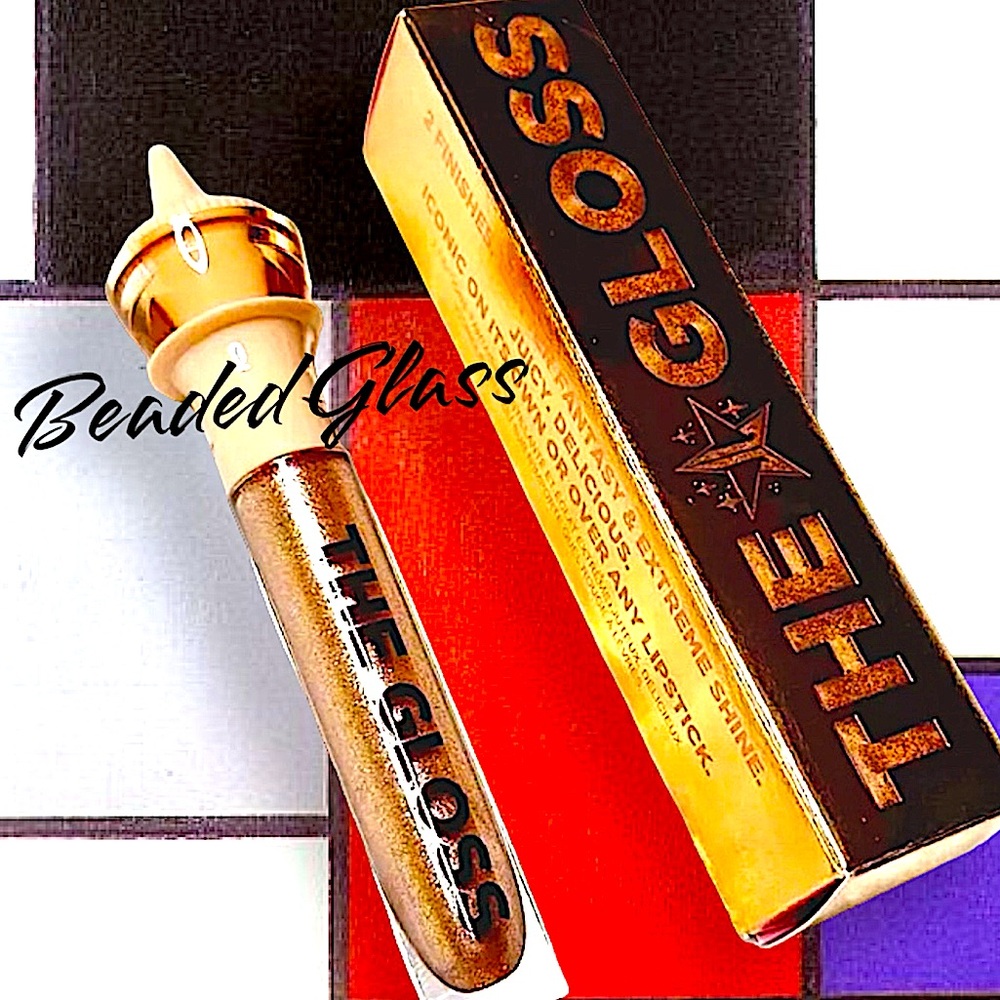 Jeffree Star THE GLOSS: Beaded Glass. New in box Full size